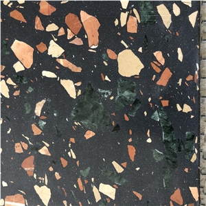 Multicolor Terrazzo Nero Venato Terrazzo Slab Wholesale